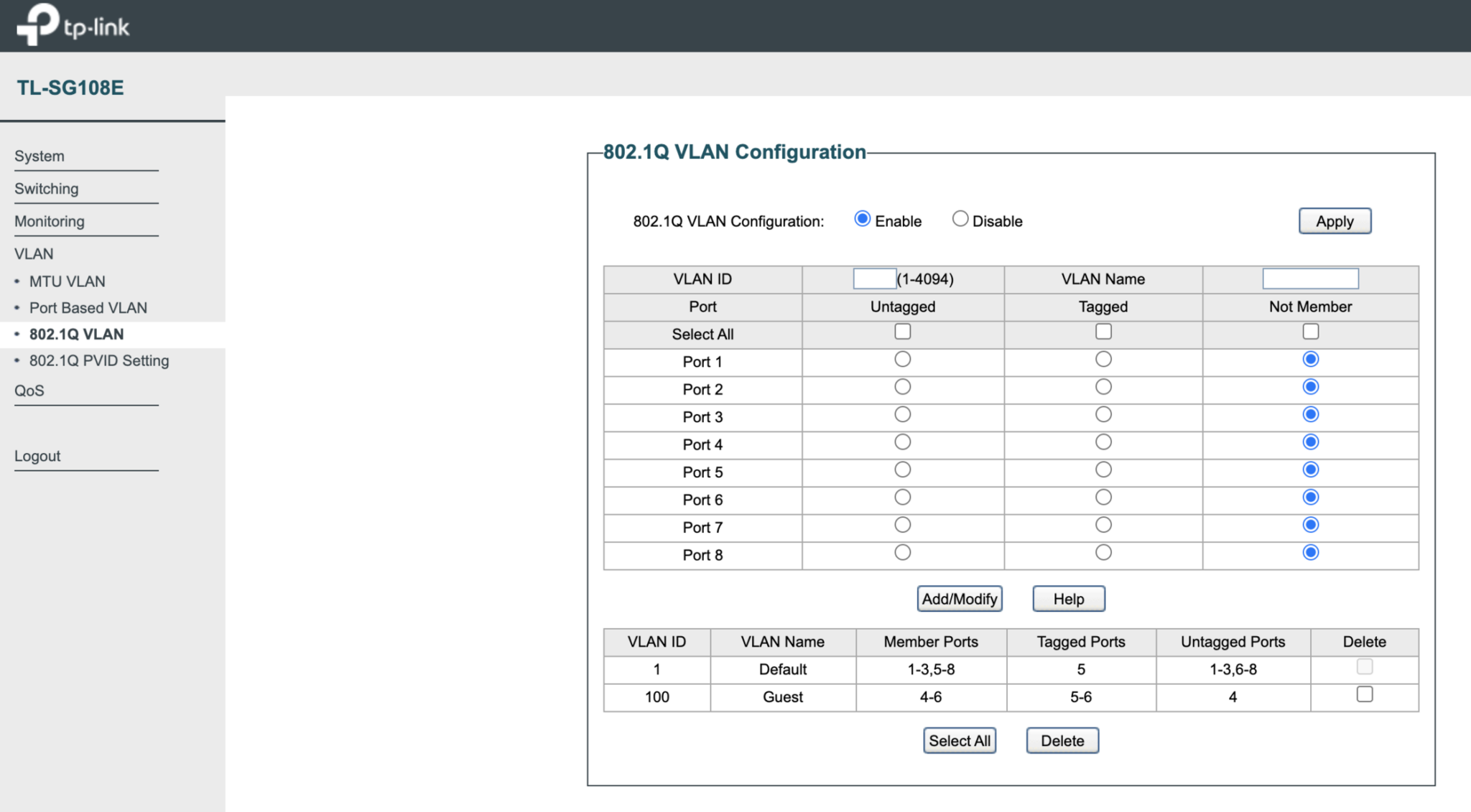 Viewing aspx id. Switch TP-link TL-sg3428. TP-link TL-sg3428. TP-link TL-sg108e настройка. TP link VLAN.